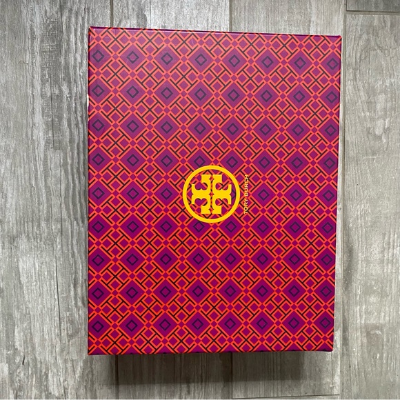 NIB Tory Burch “Grove” Peep-Toe Ankle Booties in Royal Tan Size 5 - Picture 8 of 8